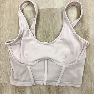 Airbrush mesh corset tank